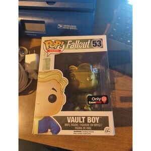 Funko Pop! Vinyl: Fallout - Vault Boy - (Gold) - GameStop (Exclusive) #53